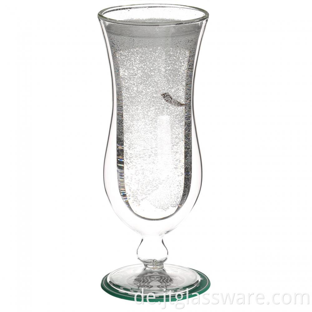 Double Glass Beer Cup
